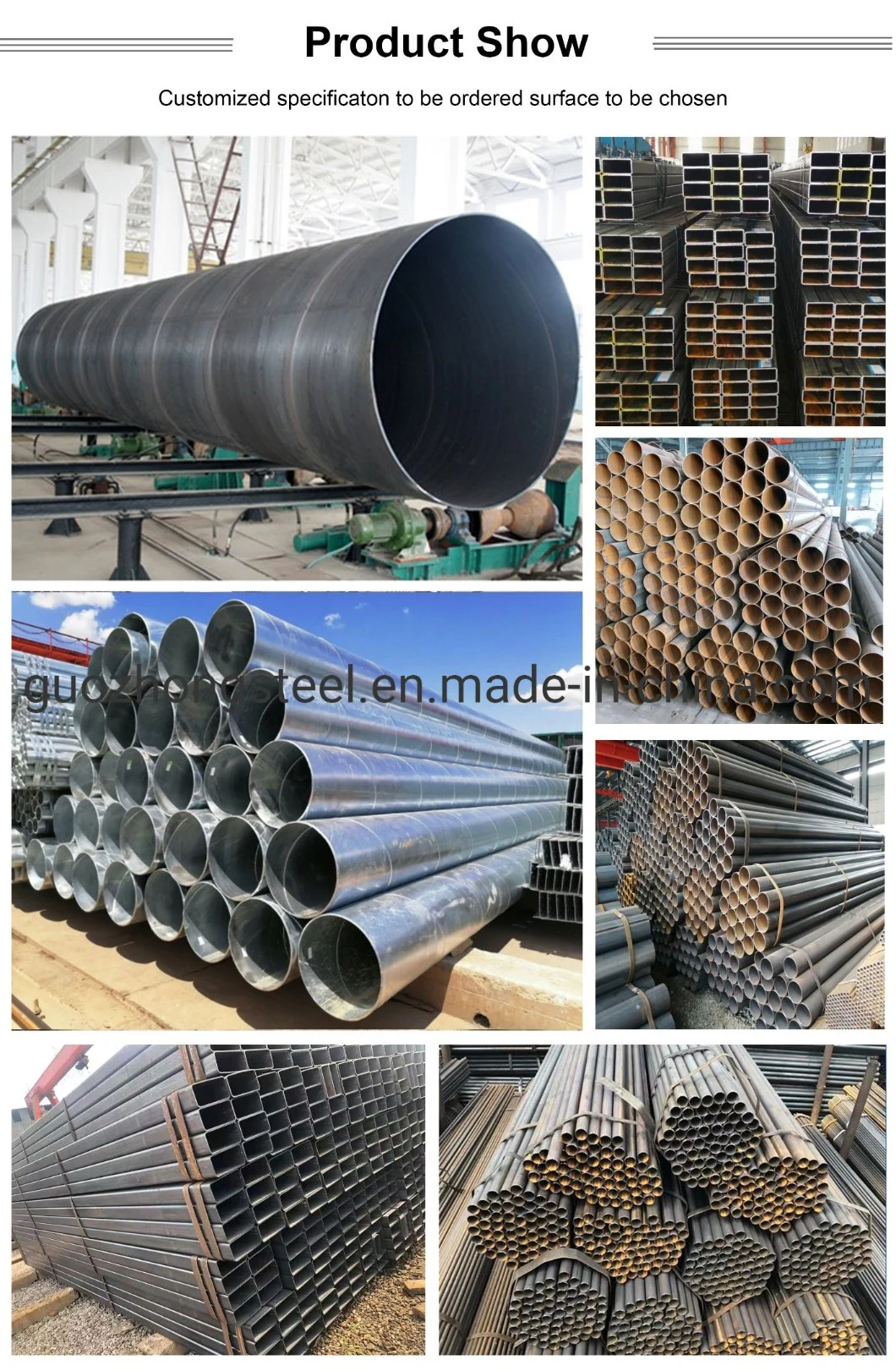 ASTM A36 A106 St52 St37 Sch40 Sch80 Seamless Carbon Steel Tube